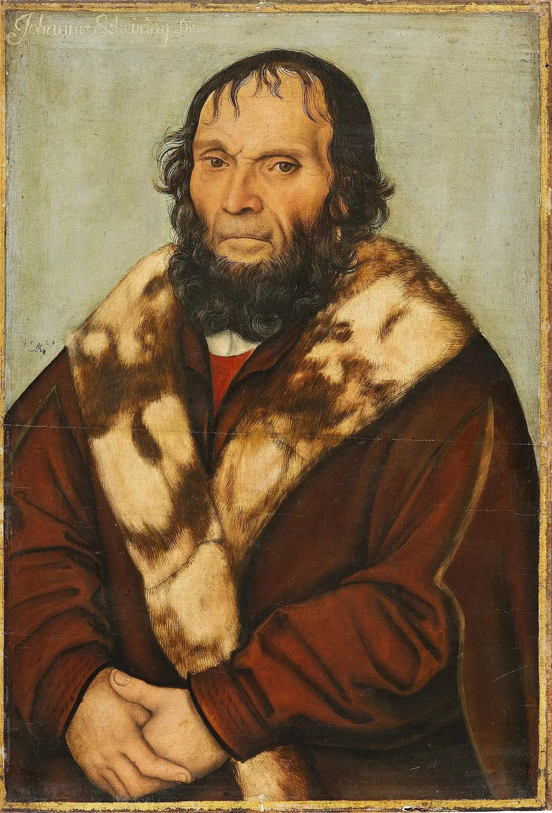 Постумный портрет доктора J. Scheyring - Лукас Кранах Старший
