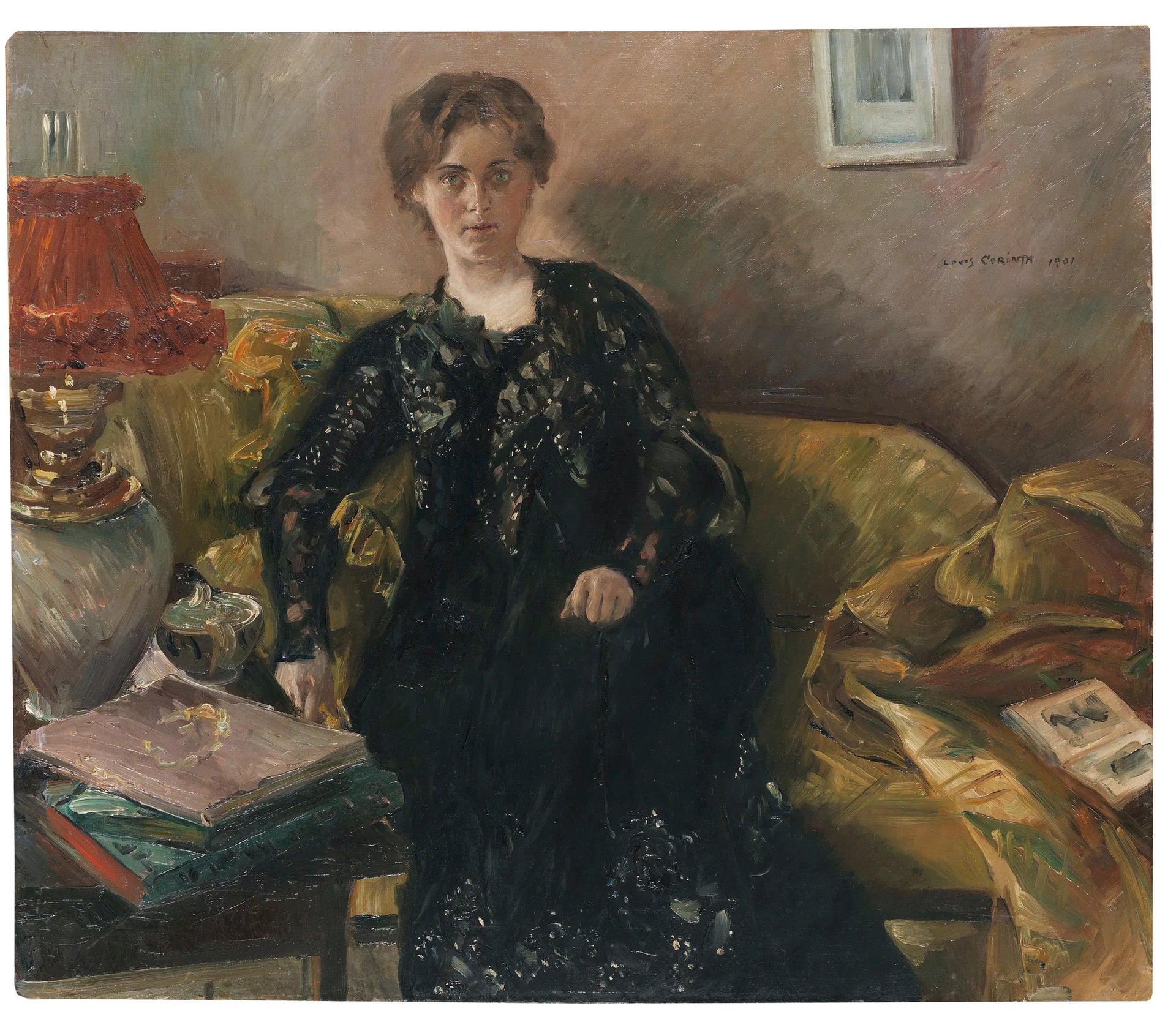 Porträt Frau Korfiz Holm - Lovis Corinth image 1 reproduction de peinture à l’huile