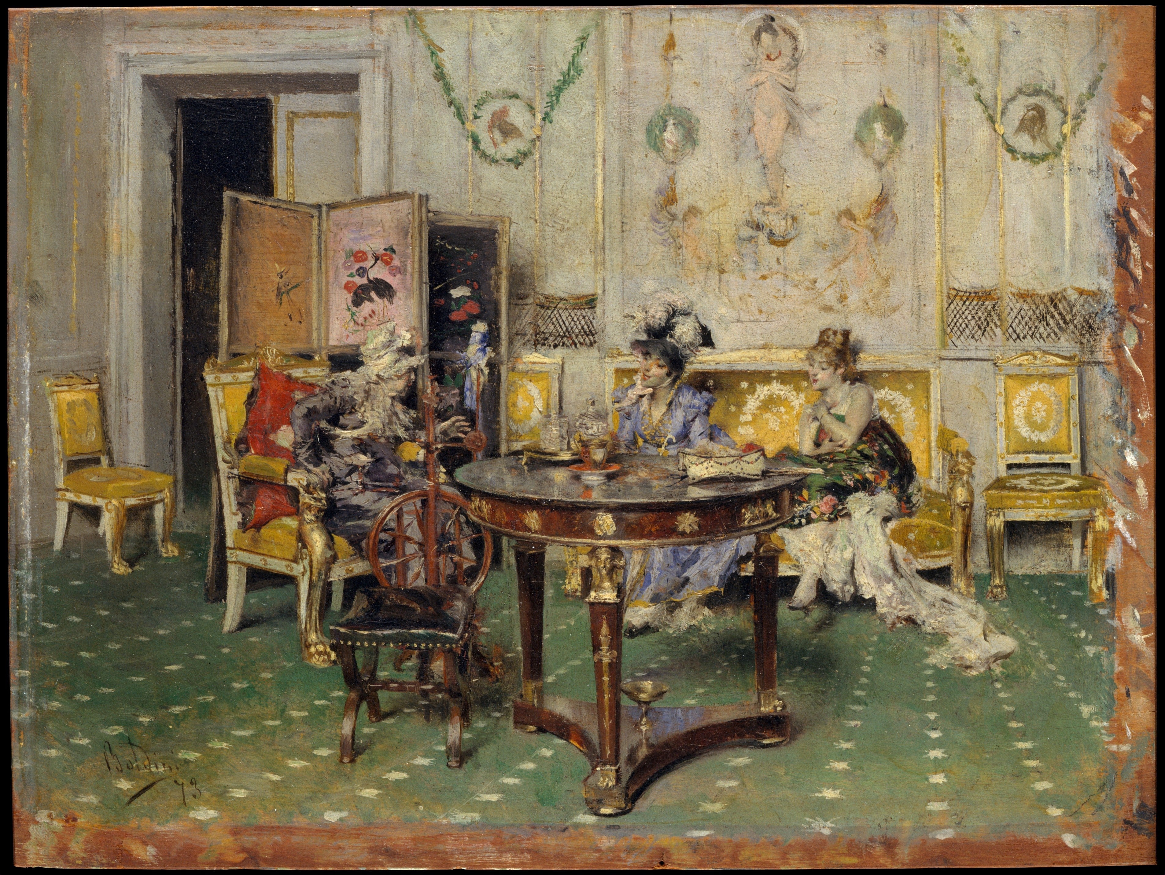 Potins - Giovanni Boldini - Alpha Reproduction
