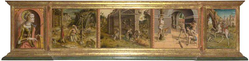 Приделла «Мадонна с ласточкой» — Карло Кривелли