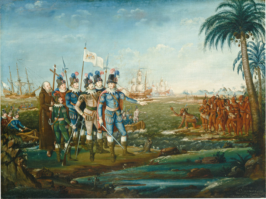 Premier débarquement de Christophe Colomb - Frederick Kemmelmeyer