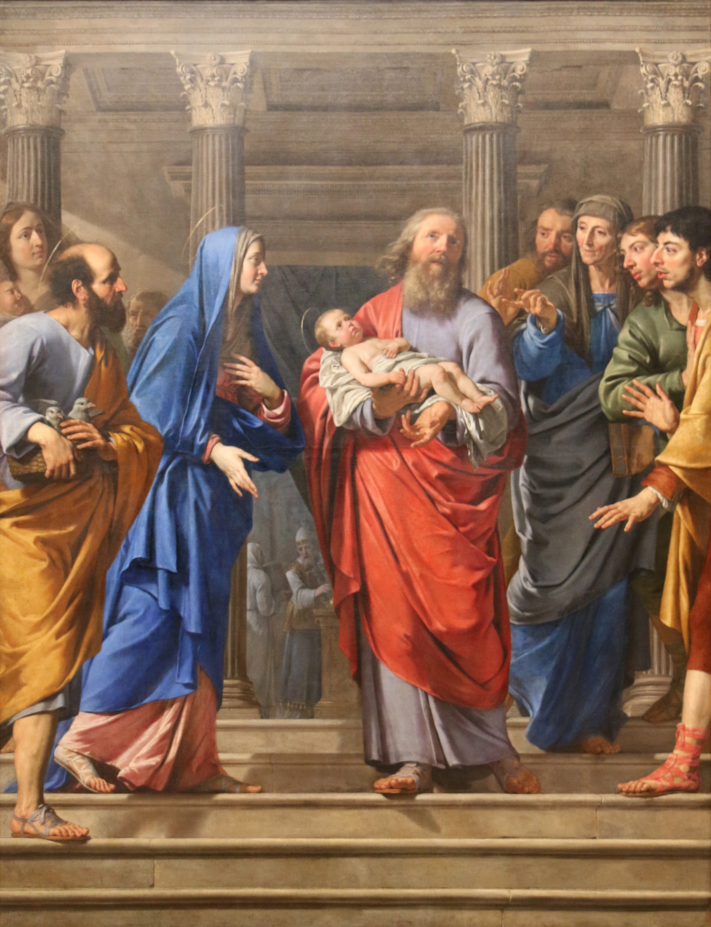 Présentation de l’enfant Jésus au Temple - Philippe de Champaigne - Alpha Reproduction