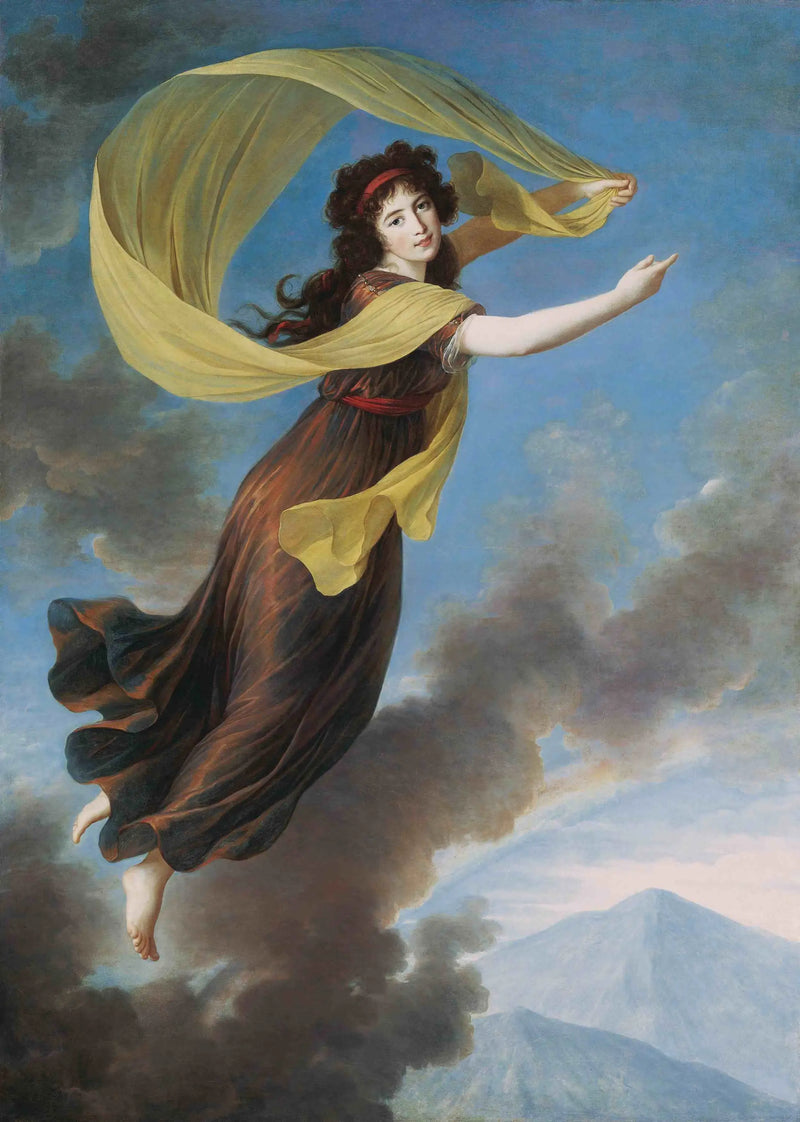Принцесса Каролина фон Лихтенштейн (1768-1831), урождённая графиня фон Мандершайдт-Бланкенхайм в роли Ирис - Элизабет Виге Лебр
