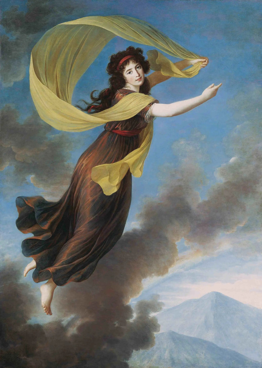 Принцесса Каролина фон Лихтенштейн (1768-1831), урождённая графиня фон Мандершайдт-Бланкенхайм в роли Ирис - Элизабет Виге Лебр