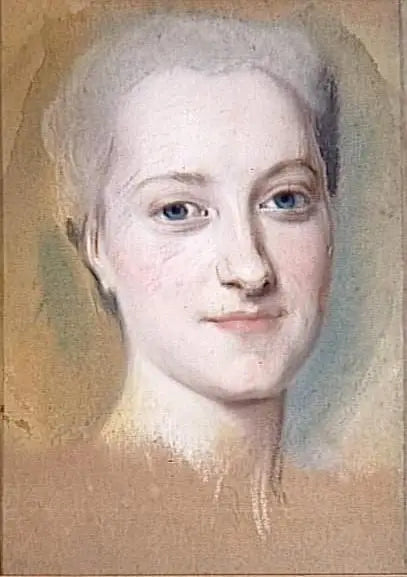 Принцесса Мария-Кристина Саксонская (1735-1782) - Морис-Квентин де Ла Тур