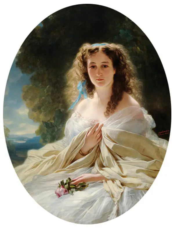 Принцесса Олимпиада Владимировна Бариатинская (1822-1904, урождённая Саблукова) - Франц Ксавер Винтерхальтер
