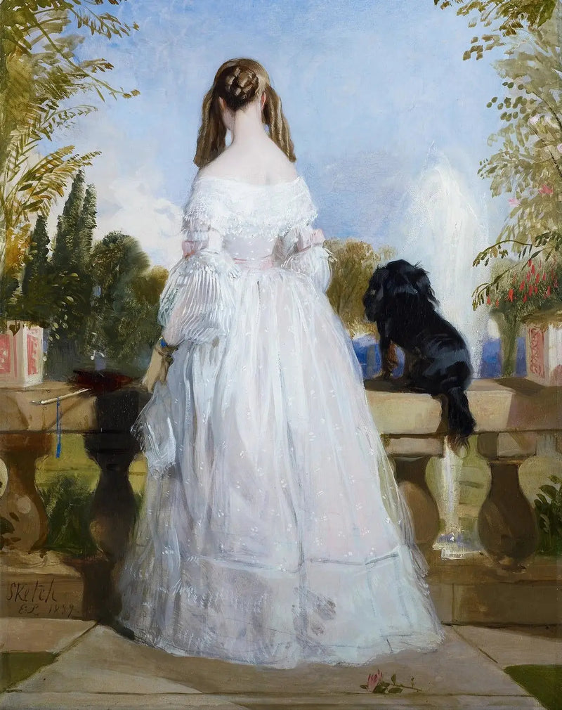 Принцесса Виктория Саксен-Кобург-Гота (1822-1857) - Эдвин Генри Ландсир