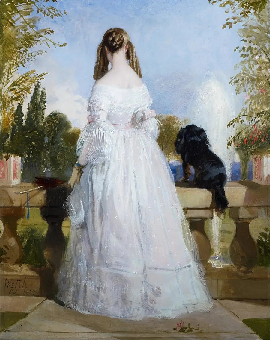 Принцесса Виктория Саксен-Кобург-Гота (1822-1857) - Эдвин Генри Ландсир