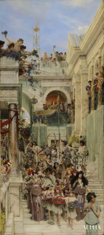 Printemps - Lawrence Alma-Tadema - Reproductions de tableaux et peintures haut de gamme