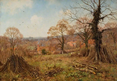 Printemps (Le repaire du printemps est le Primrose Brae) - Edward Wilkins Waite - Alpha Reproduction