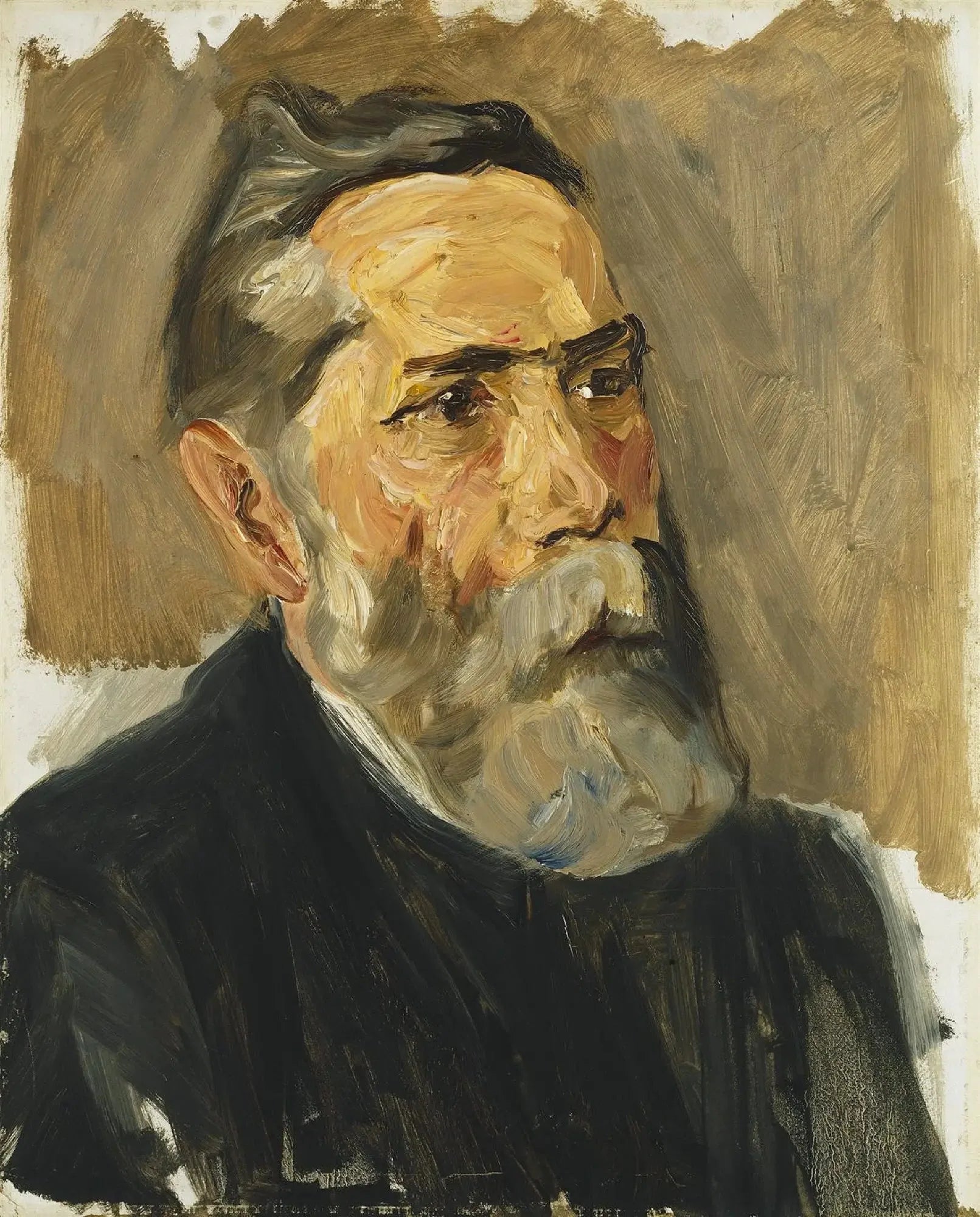 Professeur August Voller - Max Liebermann image 1 tableau peint à l’huile sur toile