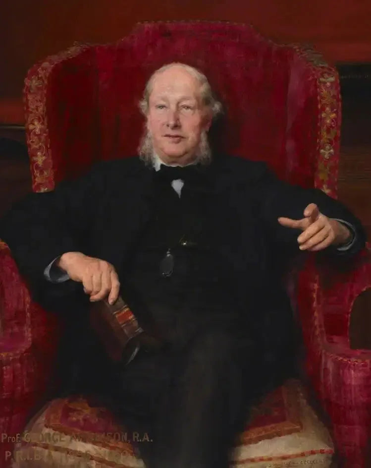 Профессор Джордж Айчисон (1825–1910), RA, RGM, PRIBA - Лоренс Альма-Тадема