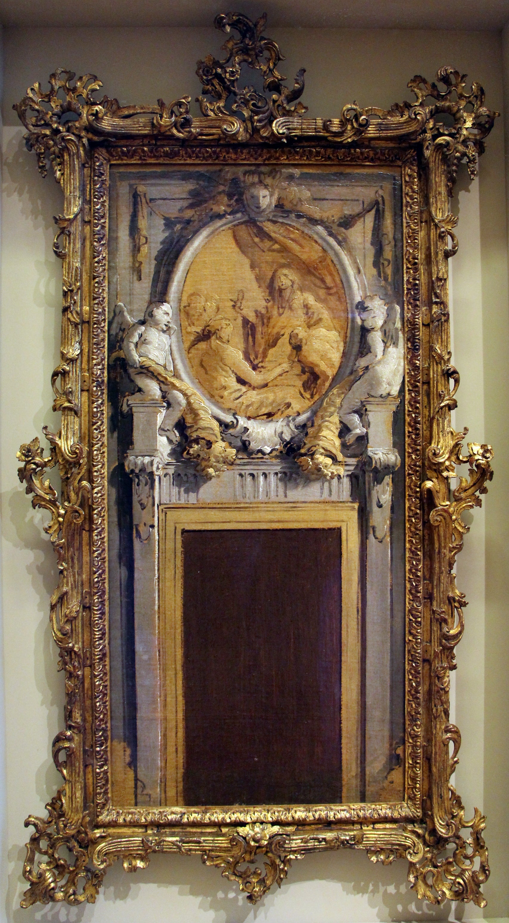 Projet de décor pour un dessus-de-porte - Giovanni Battista Tiepolo - Alpha Reproduction