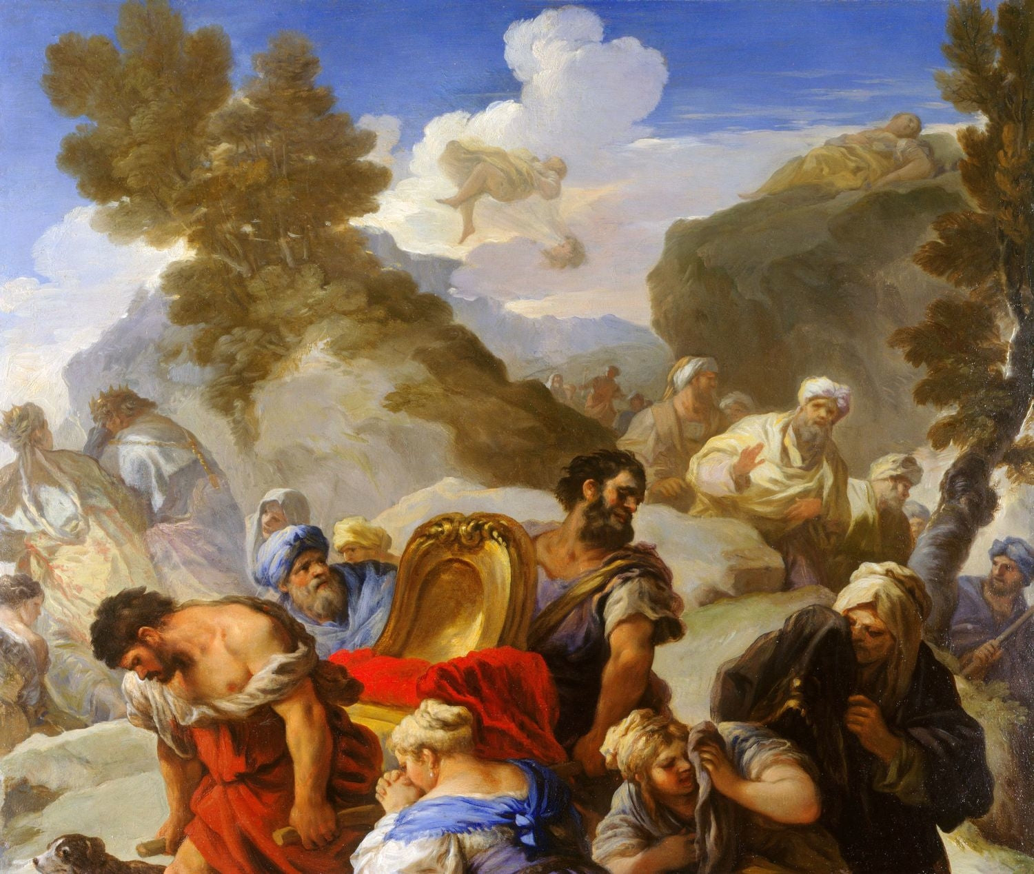 Psyché exposée sur un rocher - Luca Giordano - Alpha Reproduction
