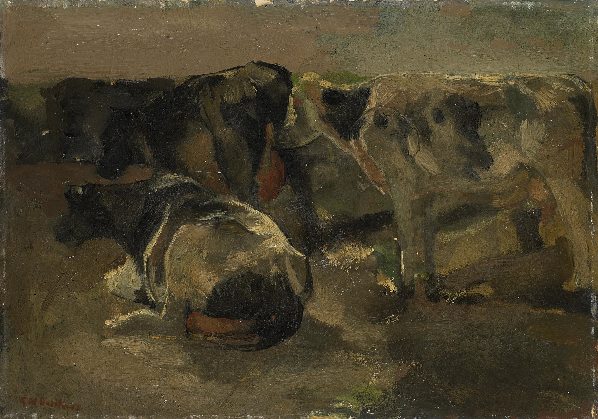 Quatre vaches - George Hendrik Breitner