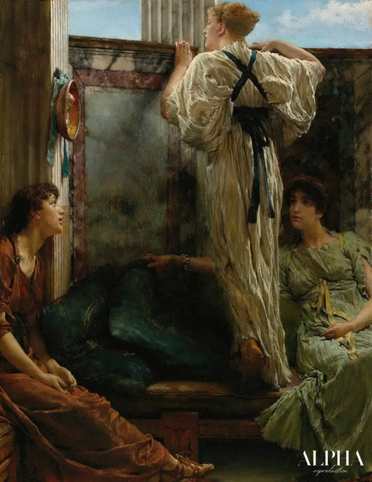 Qui est-ce - Lawrence Alma-Tadema Reproductions de tableaux à la peinture à l’huile