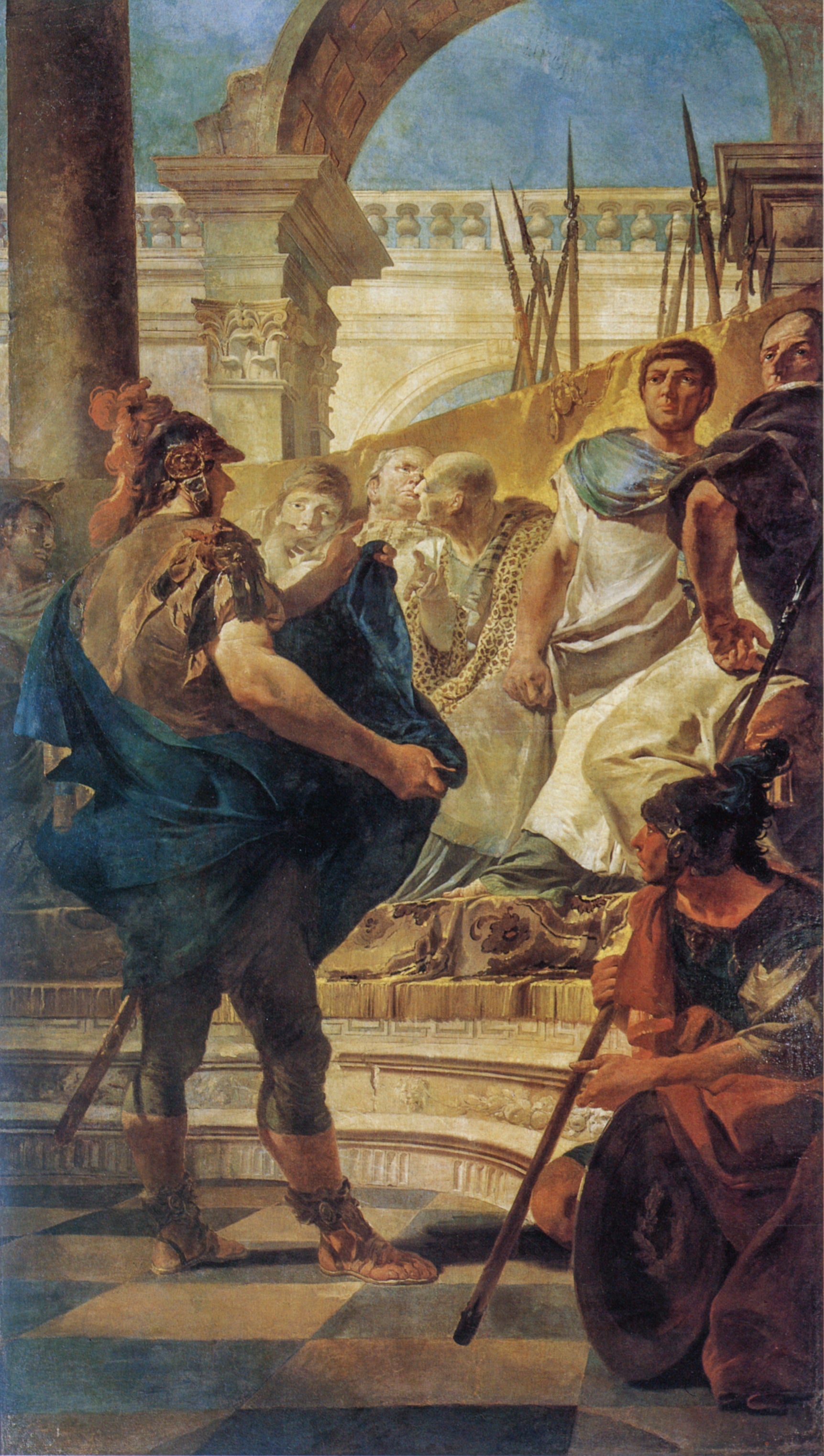 Quintus Fabius Maximus devant le Sénat de Carthage - Giovanni Battista Tiepolo - Alpha Reproduction