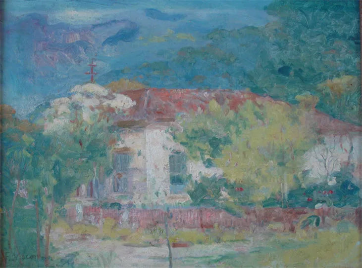 Recanto de Teresópolis - Eliseu Visconti image 1 copie peinte à la main à l’huile