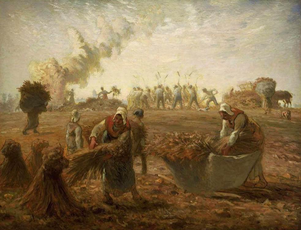 Récolte de sarrasin été - Jean-François Millet - Alpha Reproduction