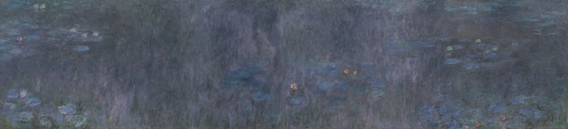 Reflets d’arbres de Claude Monet, 1914–1926 – Orangerie INV 20107, deux panneaux