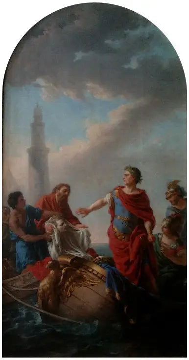 Regret de César sur la mort de Pompée - Louis Jean François Lagrenée - Alpha Reproduction