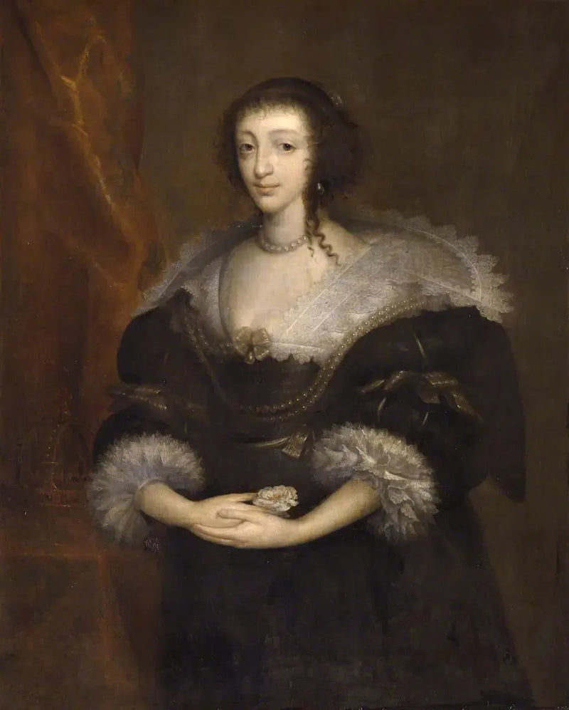 Королева Генриетта Мария (1609–1669), супруга Карла I - Антуан ван Дейк