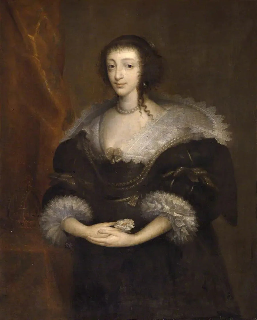 Королева Генриетта Мария (1609–1669), супруга Карла I - Антуан ван Дейк