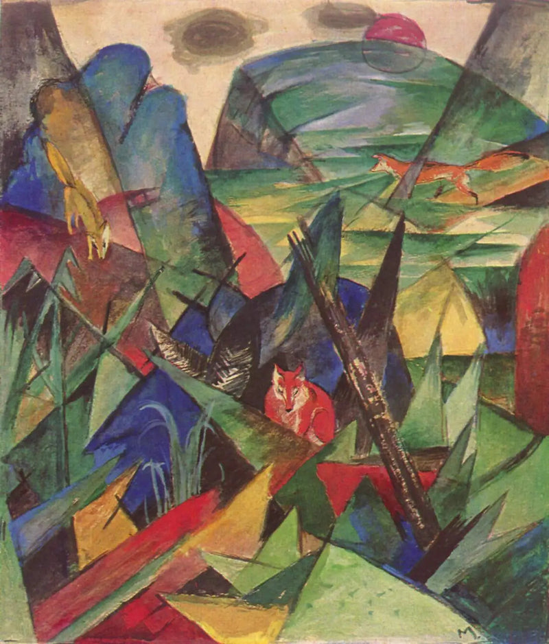 Лисы - Франц Марк