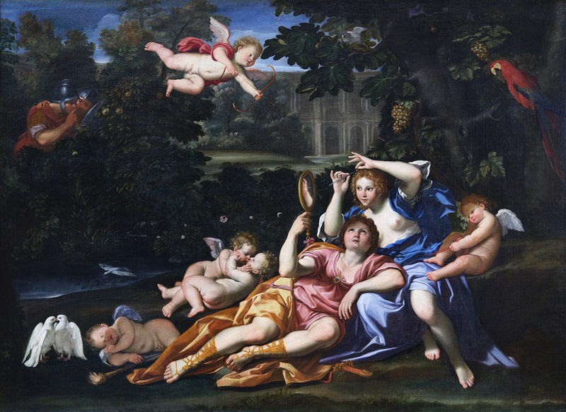 Рено presenting зеркало Armide - Domenichino