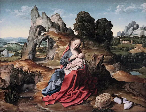 Отдохните во время полета в Египет - Joos van Cleve