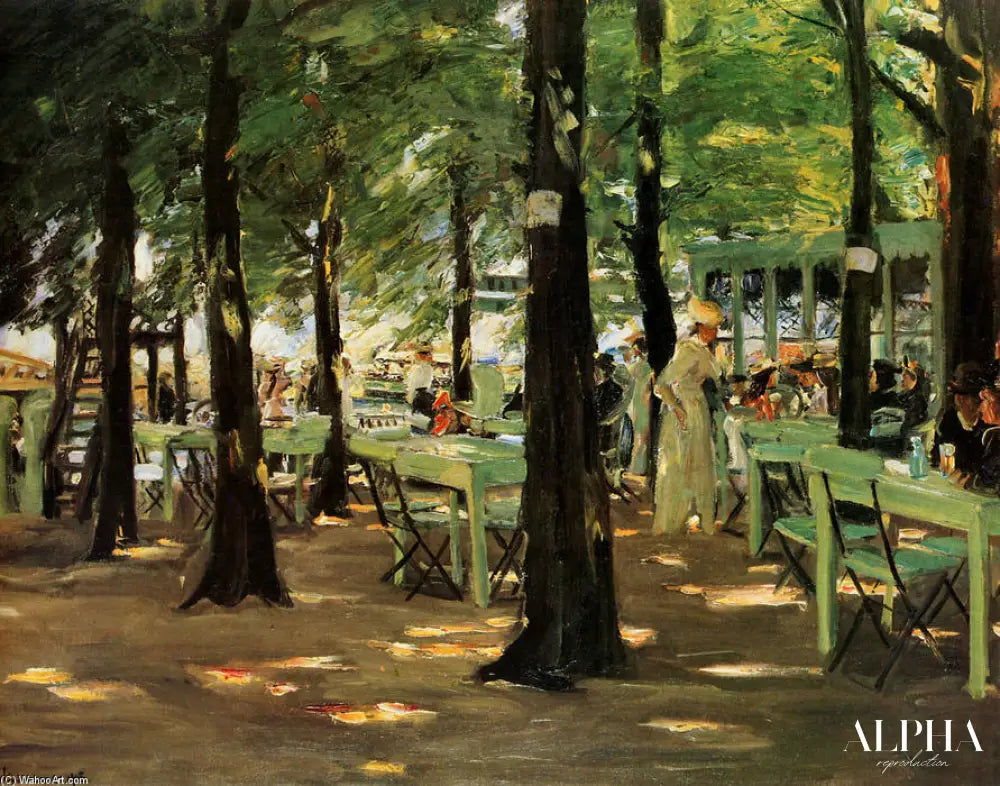 Restaurant De Oude Vink " dans souffrir - Max Liebermann - Reproductions de tableaux et peintures haut de gamme