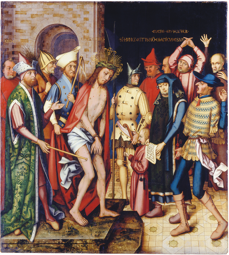 Доминиканский алтарь из Франкфурта: Ecce Homo - Ганс Холбайн Старший