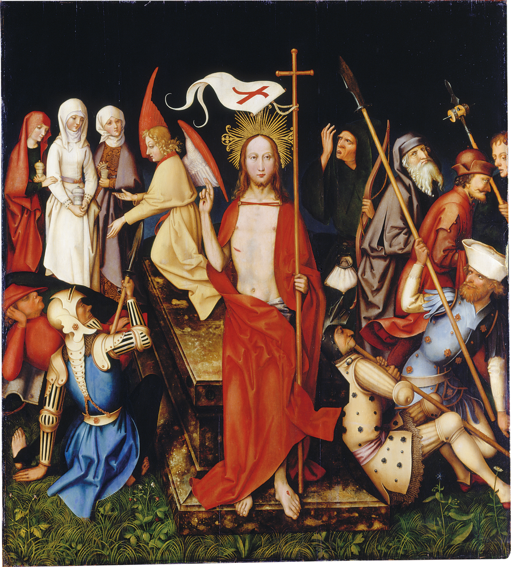 Retable dominicain de Francfort: Résurrection - Hans Holbein the Elder - Alpha Reproduction