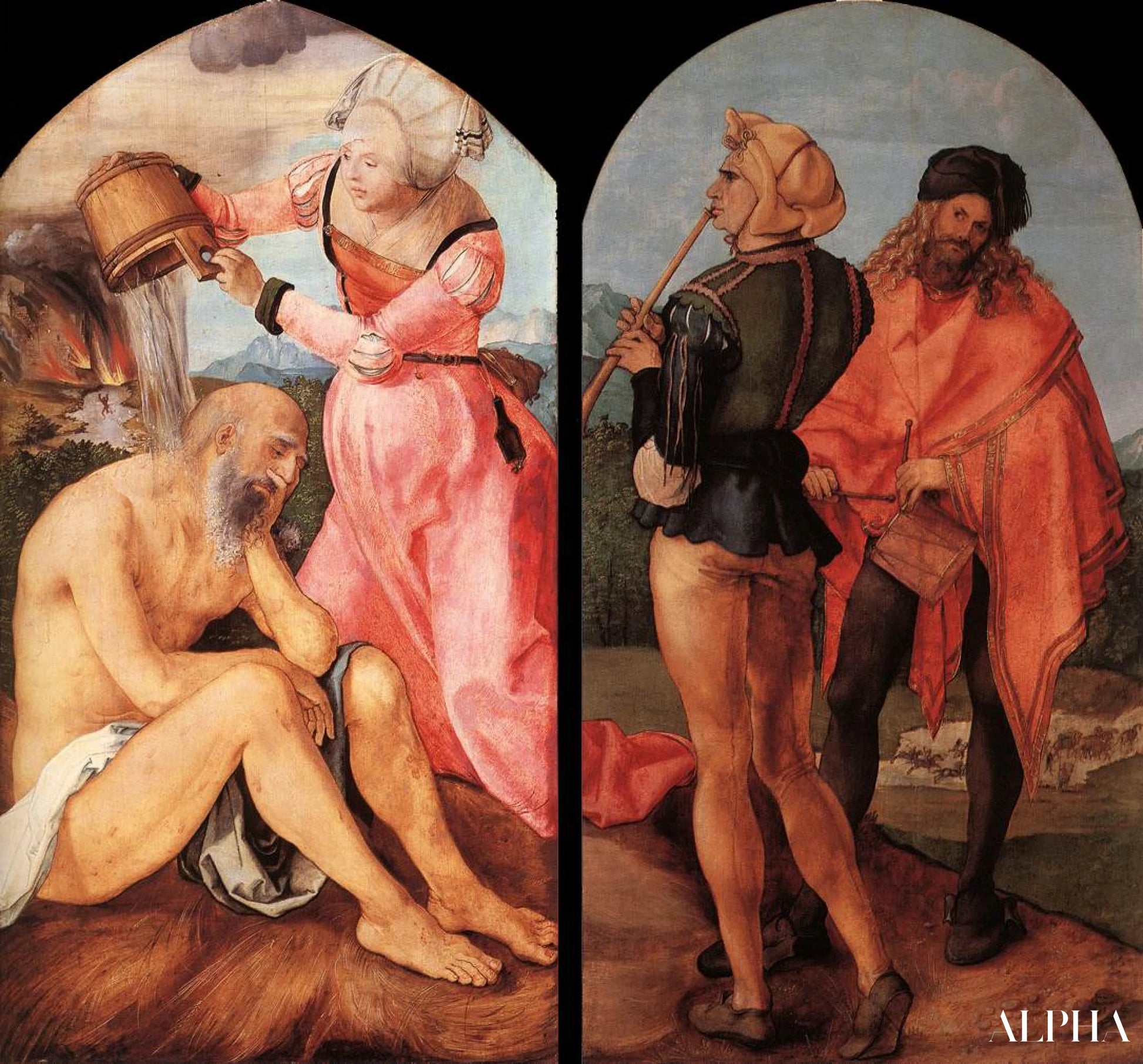 Reproduction du tableau « Retable Jabach - Albrecht Dürer » par Alpha Reproduction en peinture à l’huile
