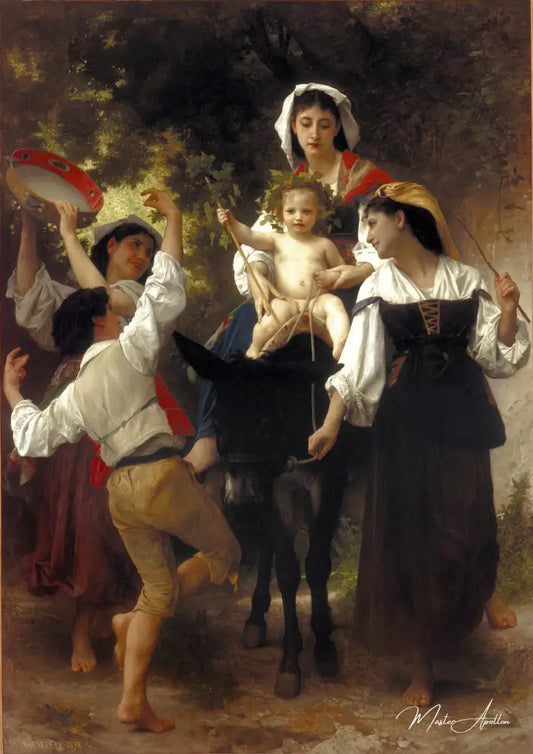 Retour de la Moisson - William Bouguereau Reproductions de tableaux à la peinture à l’huile