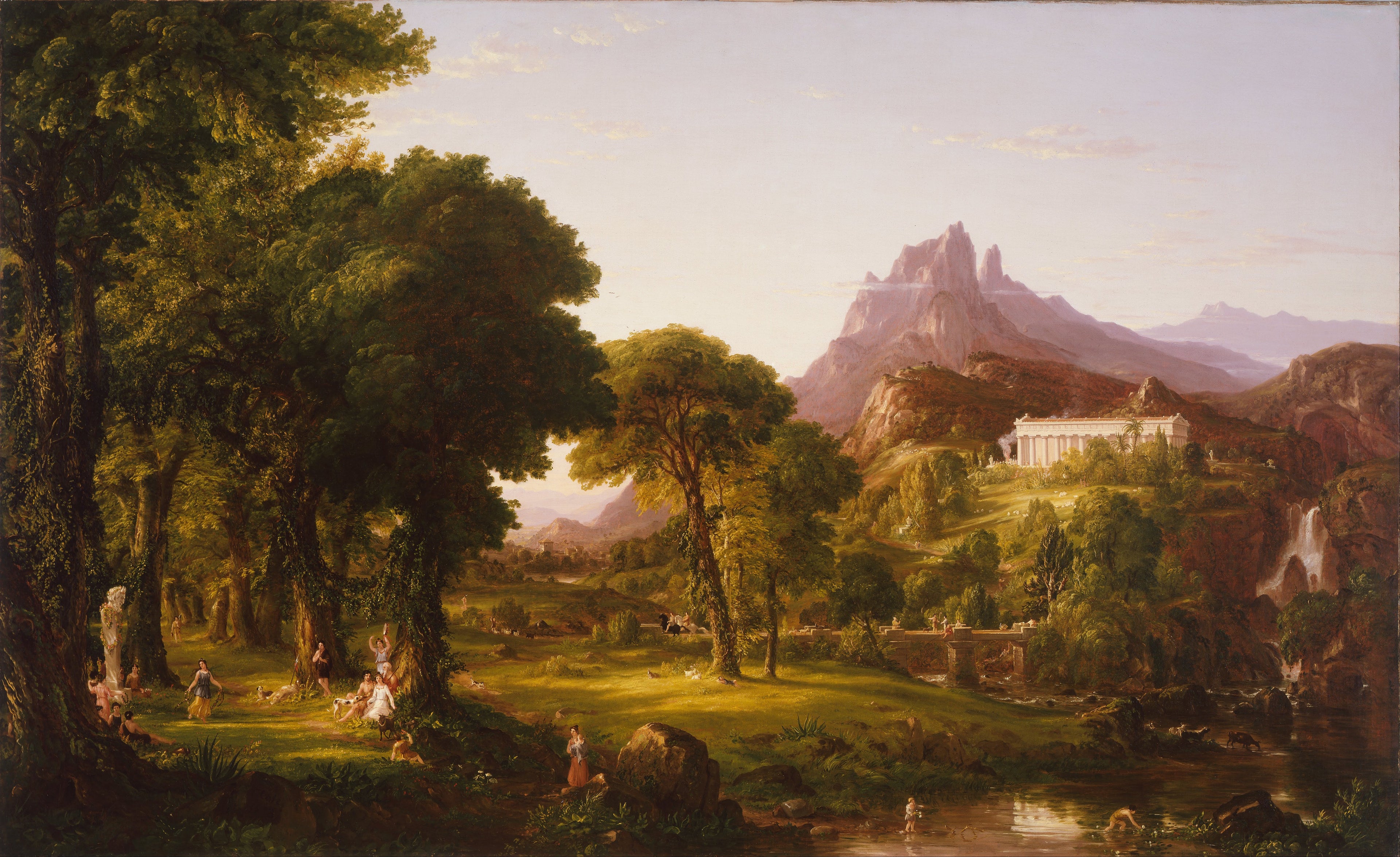 Rêve d’Arcadie - Thomas Cole - Alpha Reproduction