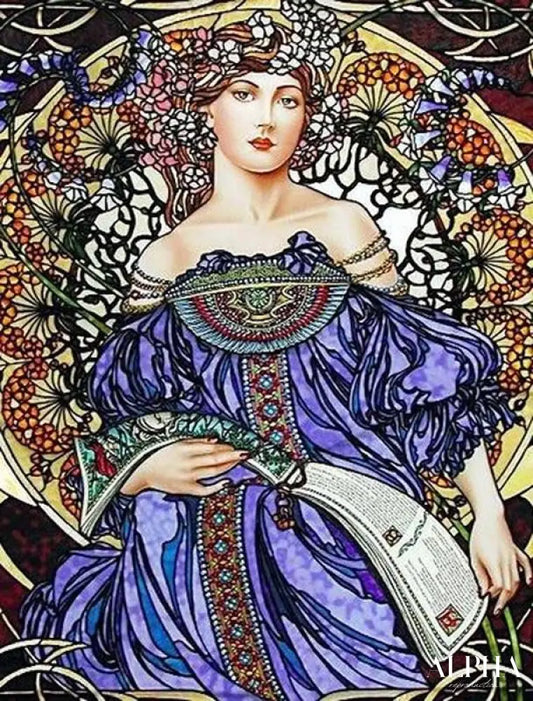 Rêve - Mucha - Reproductions de tableaux et peintures haut de gamme