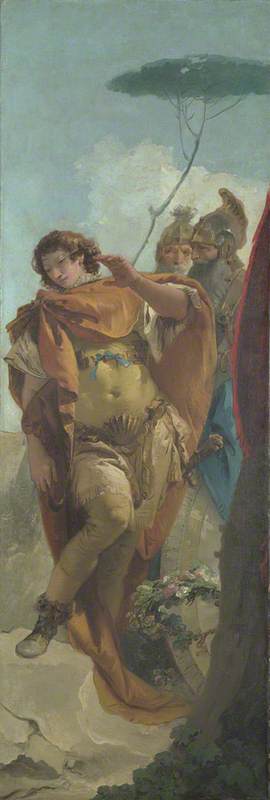 Rinaldo se transforme en Honte du Bouclier Magique - Giovanni Battista Tiepolo - Alpha Reproduction
