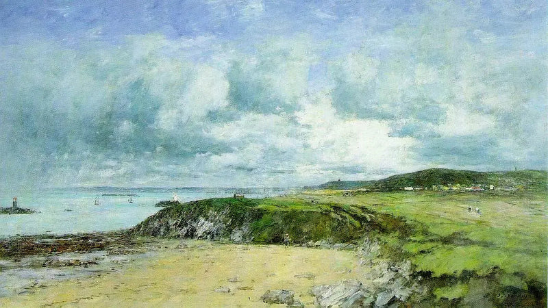 Берег Портрие, Кот-д'Армор - Эжен Буден