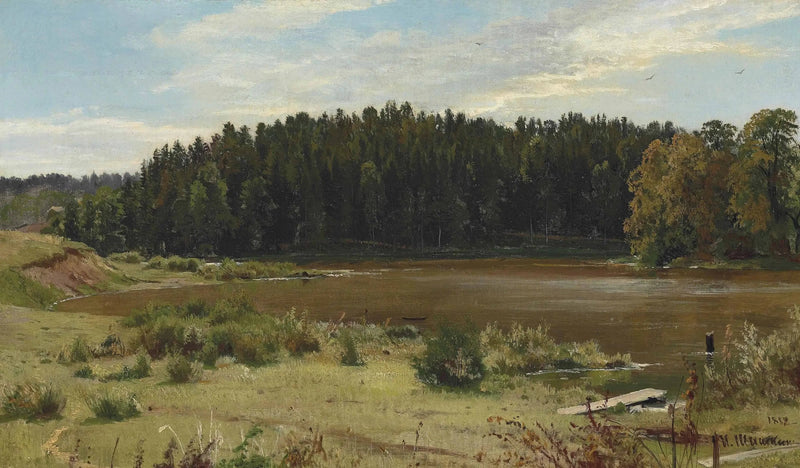 Река у лесной опушки - Иван Чихкин