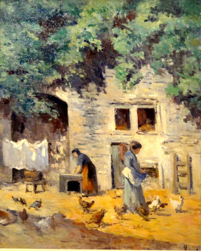 Роллебуаз, фермерский двор - Максимилиен Люс