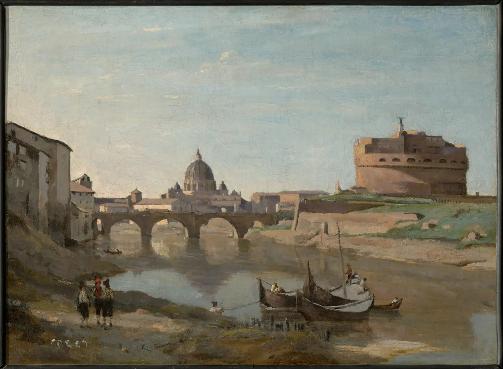 Rome le château Saint-Ange - Jean-Baptiste Camille Corot - Alpha Reproduction
