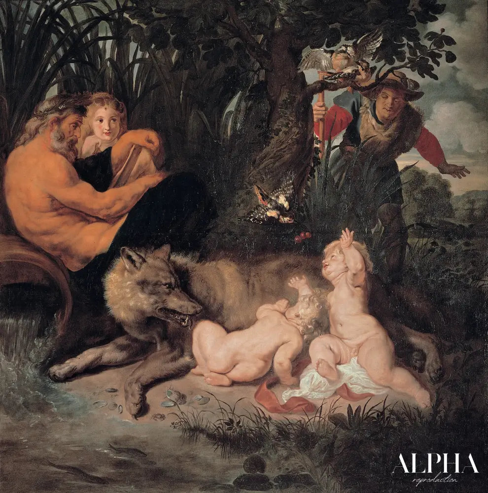 Romulus et Rémus (Rubens) - Peter Paul Rubens - Reproductions de tableaux et peintures haut de gamme