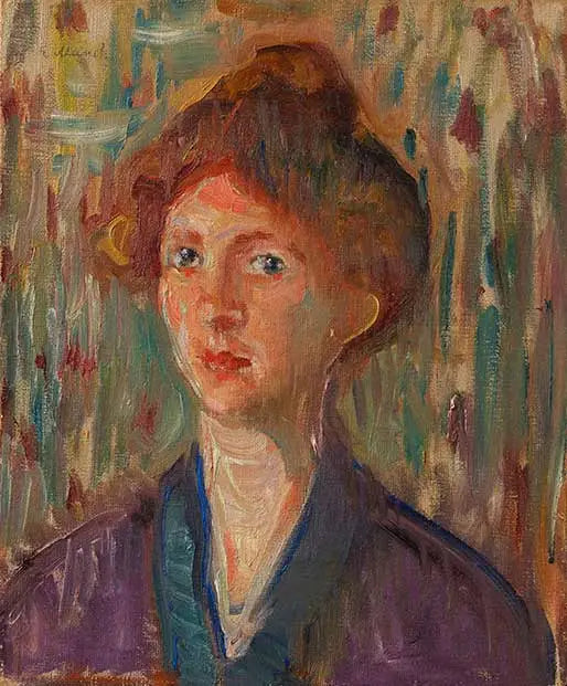 Reproduction du tableau « Rosa Meissner - Edvard Munch » par Alpha Reproduction en peinture à l’huile