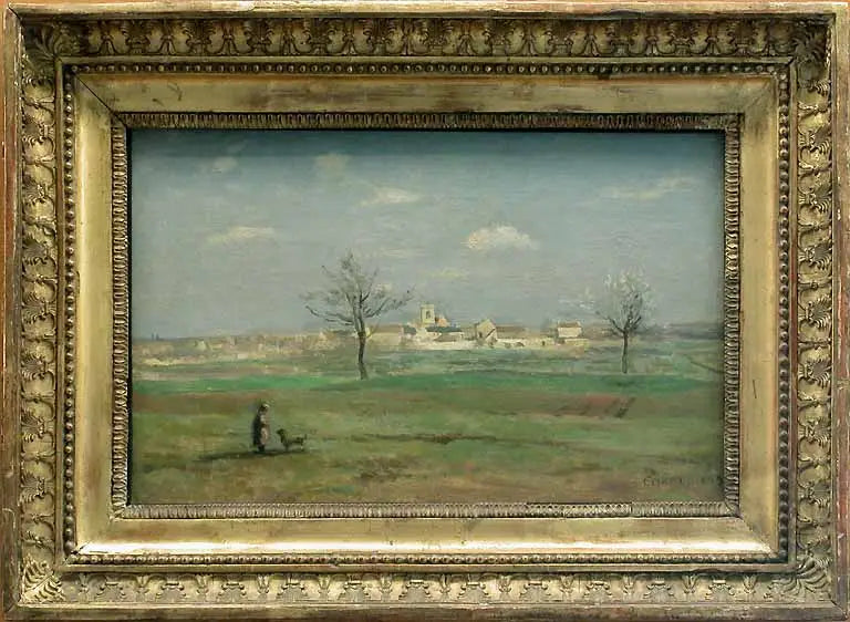 Rosny. Vue du village au printemps - Jean-Baptiste Camille Corot - Alpha Reproduction