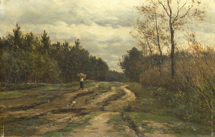 Route de campagne près de Laren, Hollande du Nord - Willem Roelofs