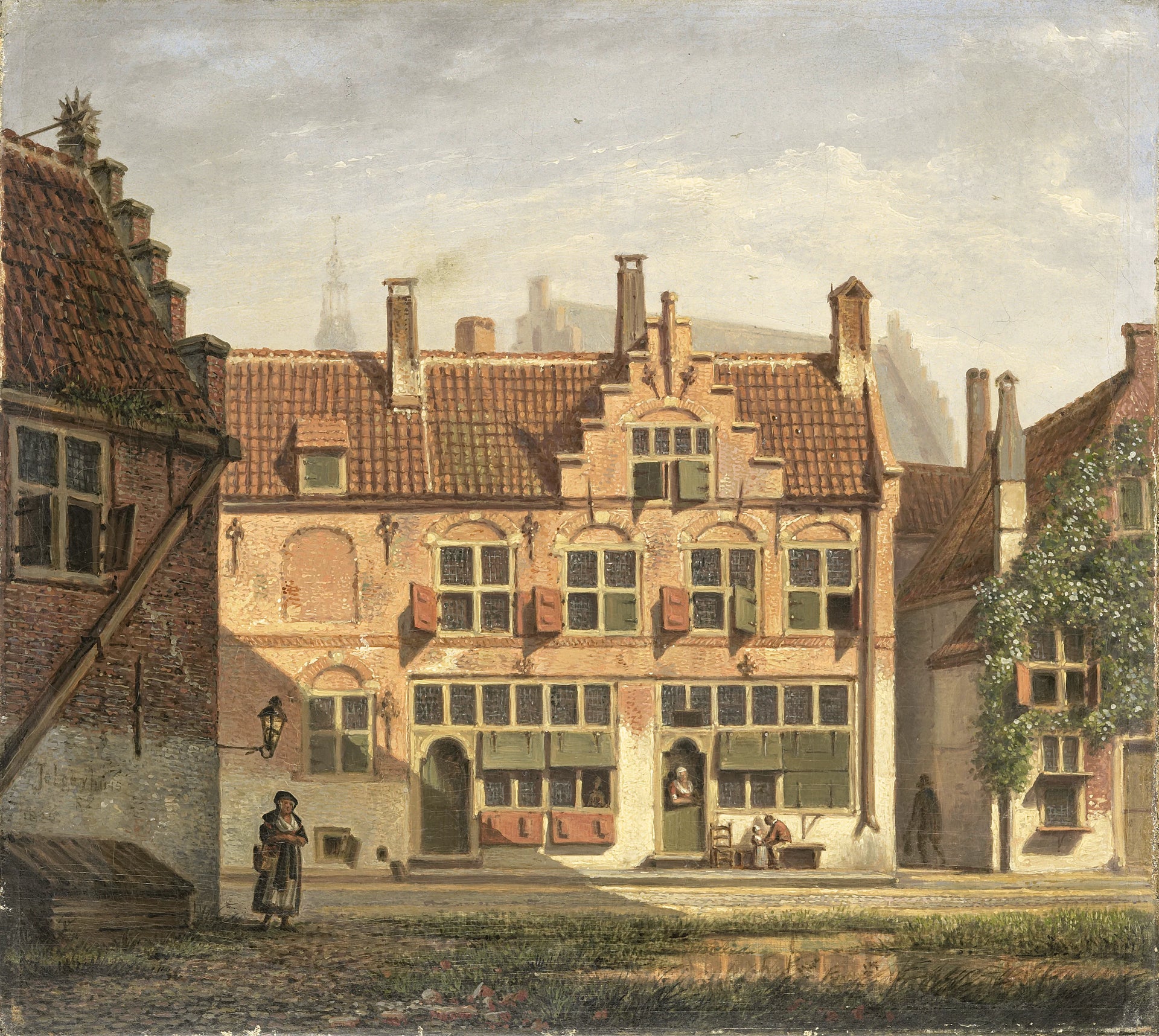 Une rue à Amersfoort - Johannes Rienksz Jelgerhuis