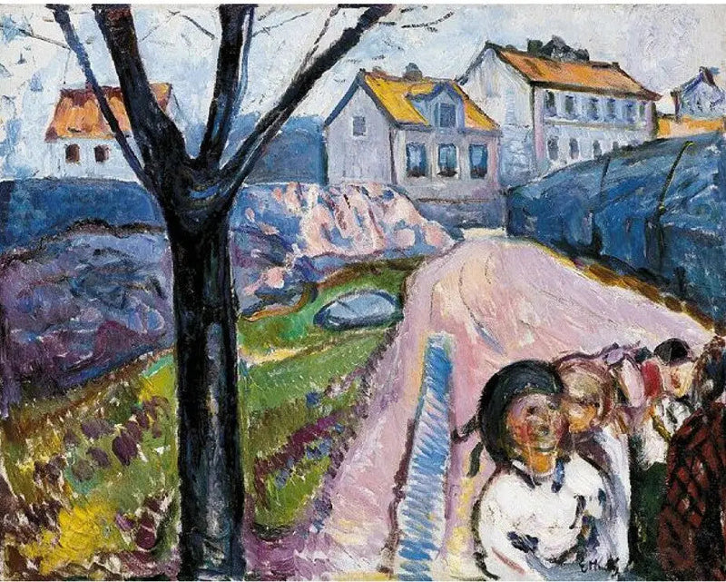 улица Крагерё - Эдвард Мунк