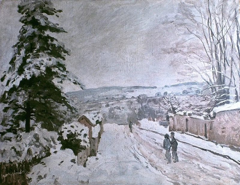 Улица Летающего Сердца в Лувесьенне - Альфред Сислей
