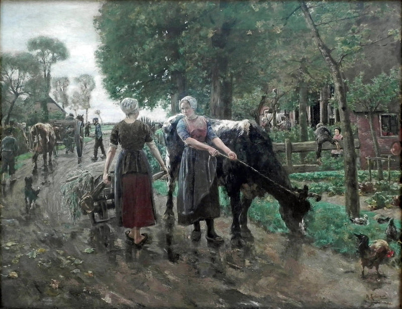 Улица голландской деревни - Макс Либерман